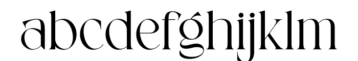 GLORYSE Font LOWERCASE