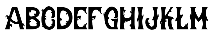 GLOSTER Regular Font LOWERCASE