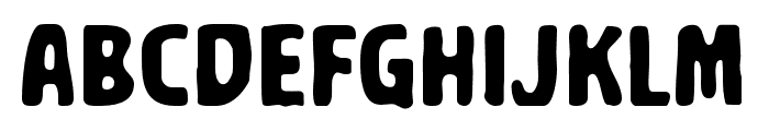 GOCHU-BLUR Font UPPERCASE