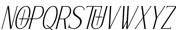 GOLDBURG Italic Font UPPERCASE