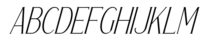 GOLDBURG Italic Font LOWERCASE