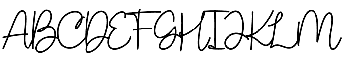 GOODTIMES Handwritten Font UPPERCASE