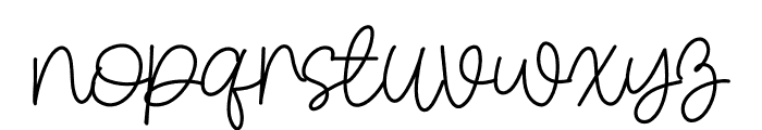 GOODTIMES Handwritten Font LOWERCASE