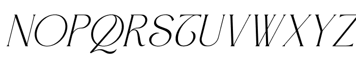 GORTHE Italic Font LOWERCASE