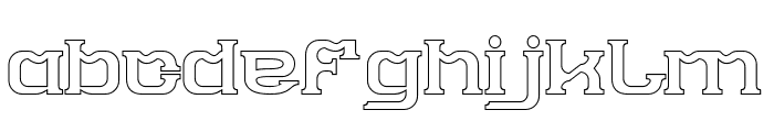 GRAND MASTER-Hollow Font LOWERCASE