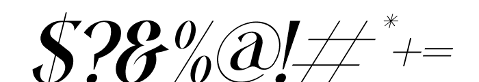 GRAVHEZ Italic Font OTHER CHARS