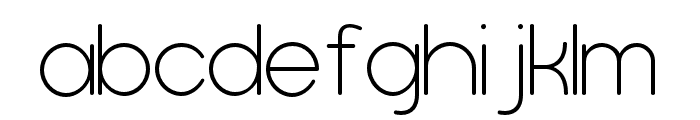 GRAVITY-Light Font LOWERCASE