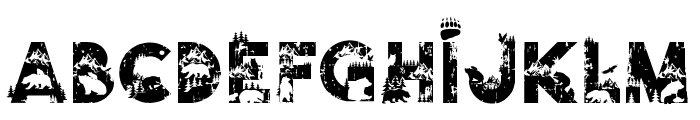 GRIZZLY BEAR Font UPPERCASE
