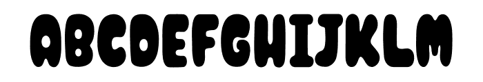 GROOVY BEAR Font UPPERCASE