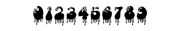 GROOVY DRIP Font OTHER CHARS