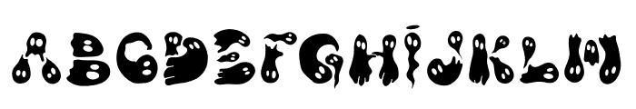 GROOVY GHOST Bold Font UPPERCASE