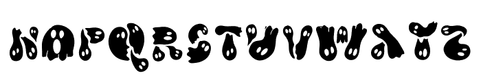 GROOVY GHOST Bold Font UPPERCASE