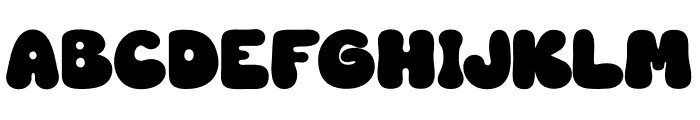 GROOVY GOOD VIBES Font UPPERCASE