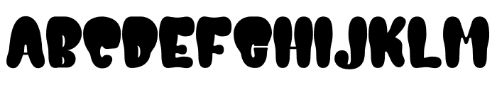 GROOVY HAPPY Font UPPERCASE