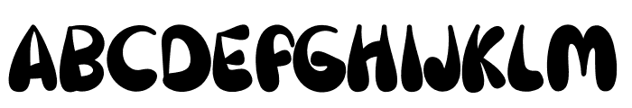 GROOVY OVER Font UPPERCASE