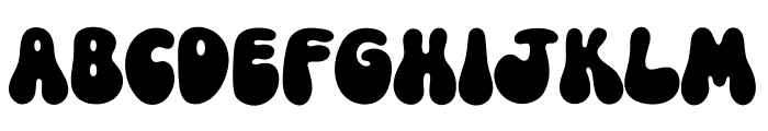 GROOVY PARTY Font LOWERCASE