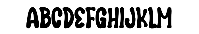 GROOVY ROUND Font UPPERCASE