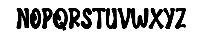 GROOVY ROUND Font LOWERCASE