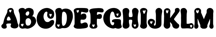 GROOVYHEART Specail Font UPPERCASE