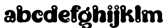 GROOVYHEART Specail Font LOWERCASE