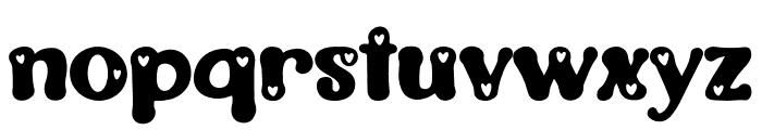 GROOVYHEART Specail Font LOWERCASE