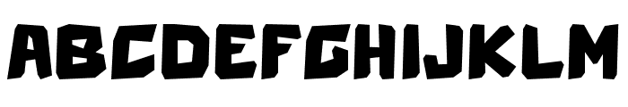 GROSAC-Regular Font UPPERCASE