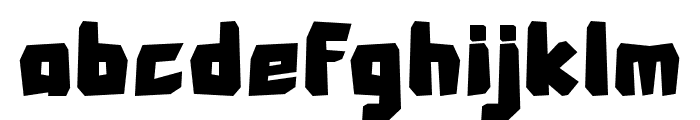 GROSAC-Regular Font LOWERCASE