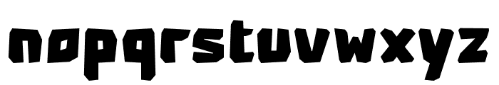 GROSAC-Regular Font LOWERCASE