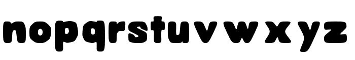 GROULETTE-Regular Font LOWERCASE