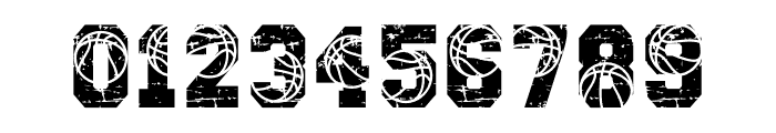 GRUNGE BASKETBALL Font OTHER CHARS