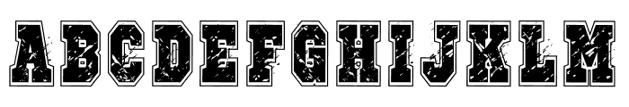 GRUNGE COLLEGE Font LOWERCASE