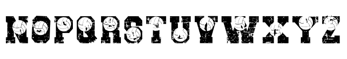 GRUNGE VOLLEYBALL Font LOWERCASE