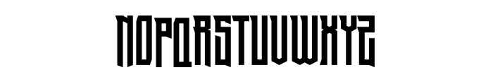 GRVS Bombinate Condensed Font UPPERCASE