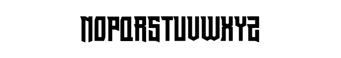 GRVS Bombinate Condensed Font LOWERCASE