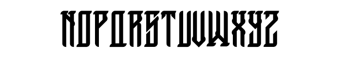 GRVS-SCYTHRONE-BOLD Bold Font UPPERCASE