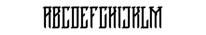 GRVS-SCYTHRONE-REG Font UPPERCASE