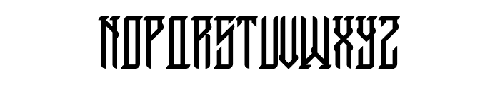 GRVS-SCYTHRONE-REG Font UPPERCASE