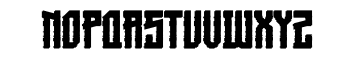 GRVS-Tronical Glitch SVG Font LOWERCASE