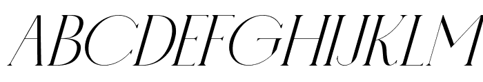 GTEAPAC-Italic Font UPPERCASE