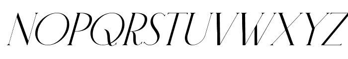GTEAPAC-Italic Font UPPERCASE