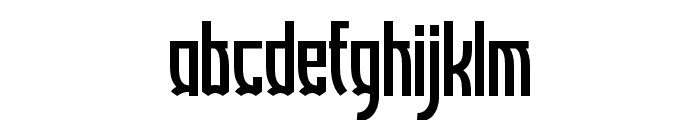 GUETON-Regular Font LOWERCASE