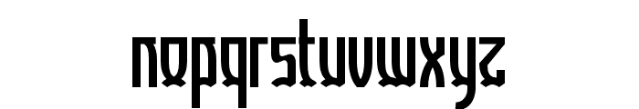GUETON-Regular Font LOWERCASE