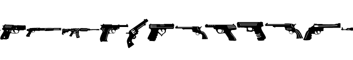 GUNS Font - What Font Is