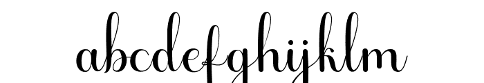 Gabita-Regular Font LOWERCASE