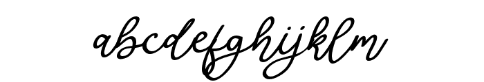Gabouray-Regular Font LOWERCASE