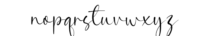 Gabriela Couture Font LOWERCASE