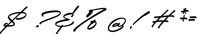 Gabrielly Script Font OTHER CHARS