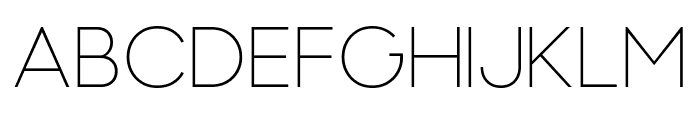 Gabriely Thin Font LOWERCASE