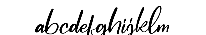 Gabryla Italic Font LOWERCASE