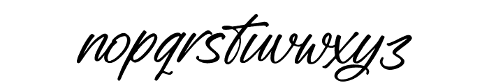 Gabstely Italic Font LOWERCASE